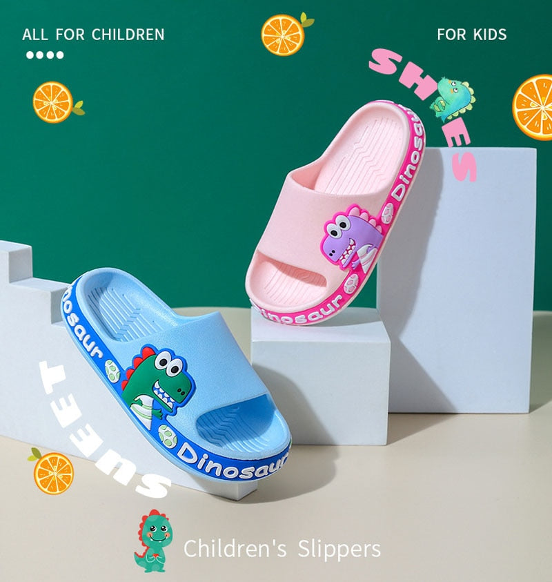 Children Slippers Kids Summer Cartoon Beach Shoes