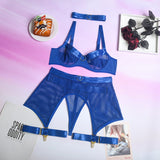 Women Transparent Ring Sexy Underwear Set