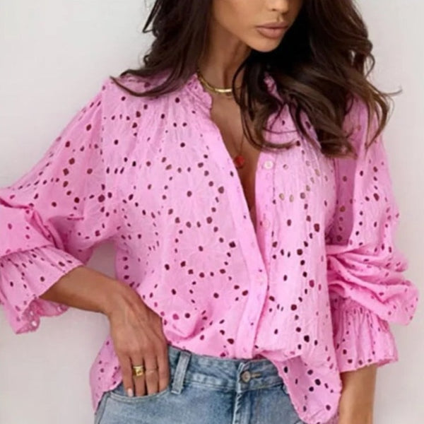 Spring Summer Fashion Loose Blouse