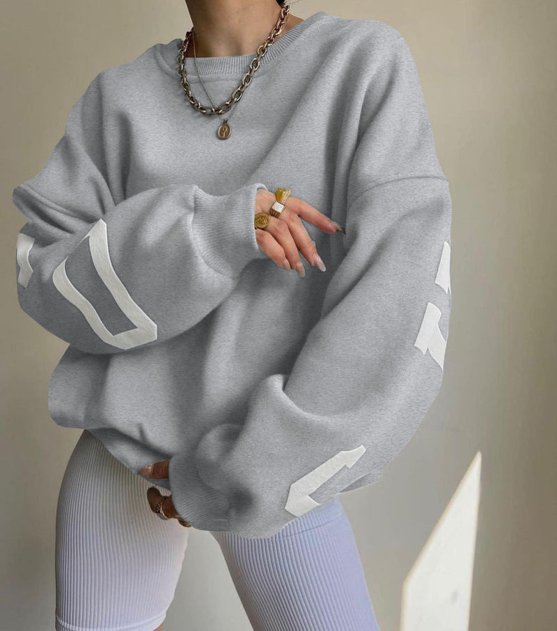 Grunge Loose Pullover Sweatshirts