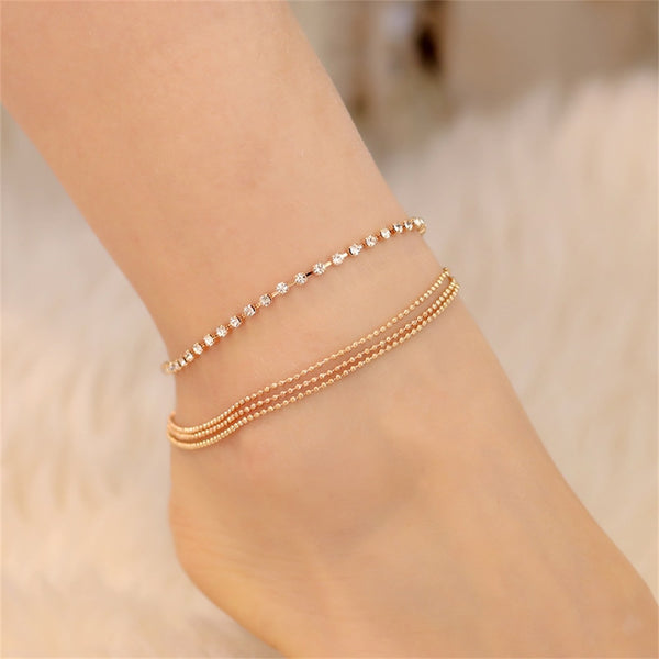 Double Layer Foot Chain