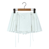 Pleated Mini Skirts For Woman