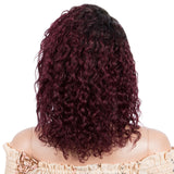 Sleek Curly Human Hair Wig