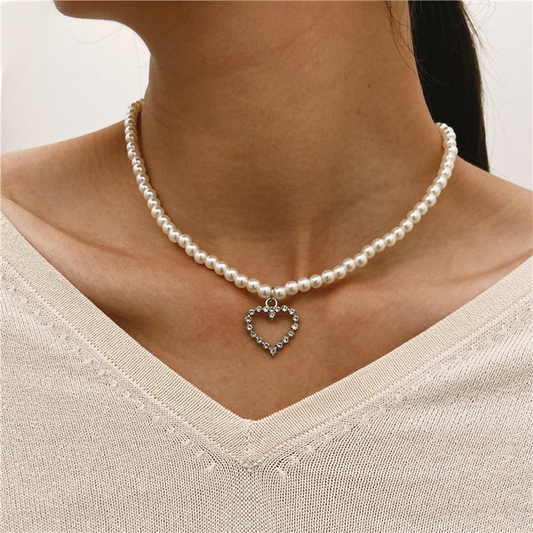 Bowknot Pearl Necklace For Women