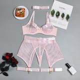 Women Transparent Ring Sexy Underwear Set