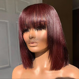 Machine Made Human Hair Wig