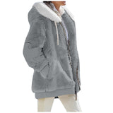 Winter Warm Plush Pocket Hooded