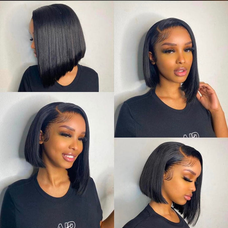 Short Bob Lace Straight Wig