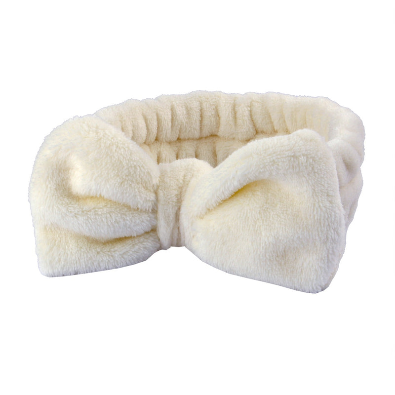 Plaid Plush Face Wash Home headband