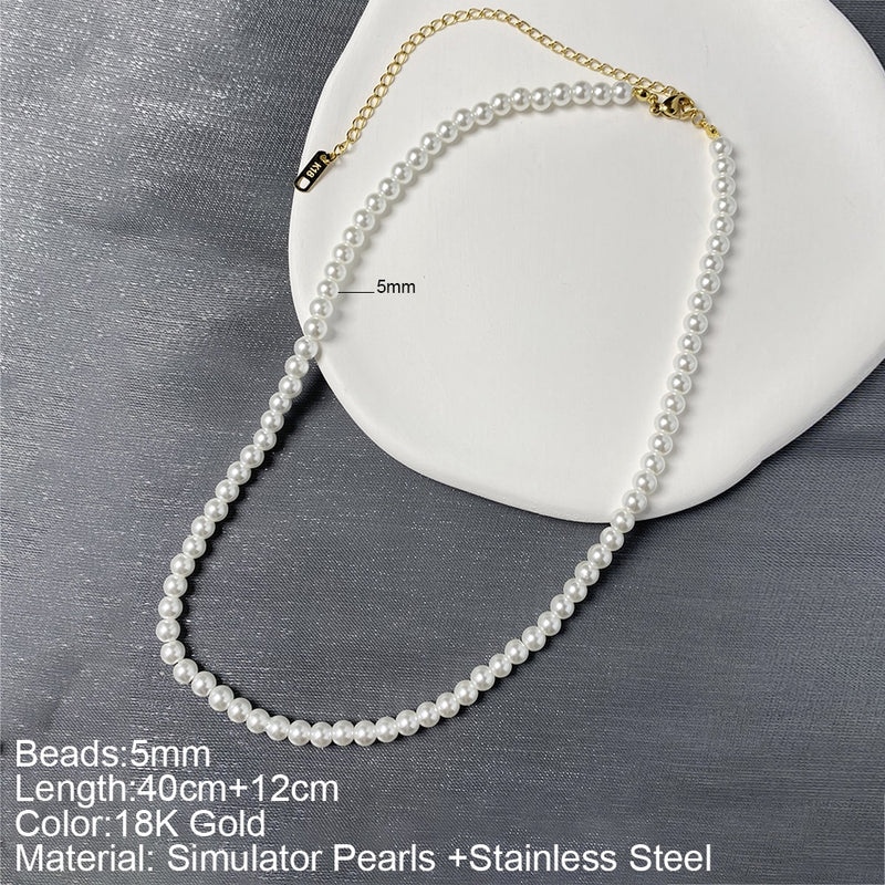 Luxury Pearls Bead Necklaces for Women