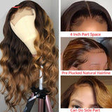 Transparent Lace Frontal Wig Human Hair