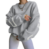 Grunge Loose Pullover Sweatshirts