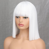 Straight Wig With Bangs for Women