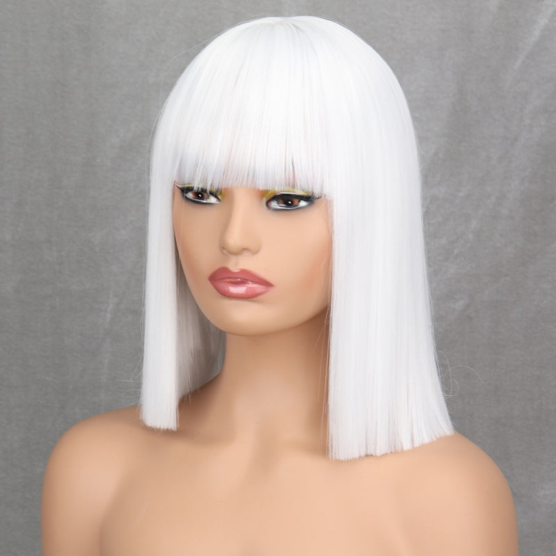 Straight Wig With Bangs for Women