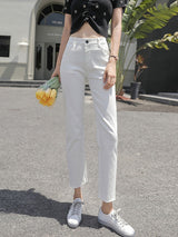 Summer Denim Pants For Ladies Pocket