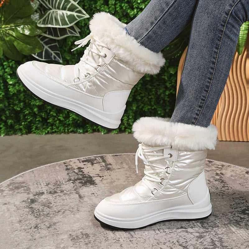 Chunky Platform Waterproof Snow Boots