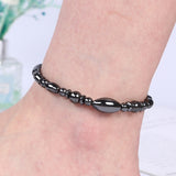 Magnet Therapy Black Beads Weight Loss Anklet