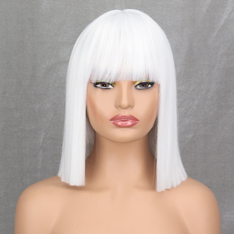 Straight Wig With Bangs for Women