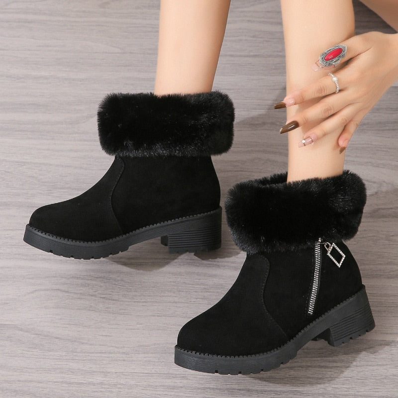 Winter Outdoor Keep Warm Fur Boots