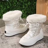 Chunky Platform Waterproof Snow Boots