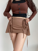 Pleated Mini Skirts For Woman