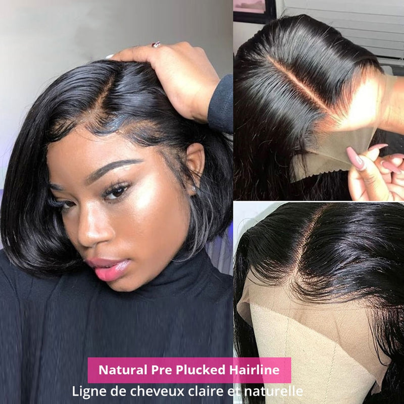 Short Bob Lace Straight Wig