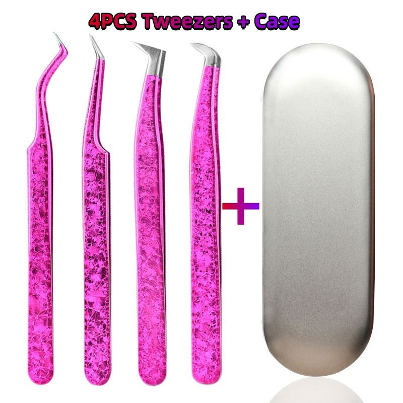 Eyelashes Tongs Makeup Nail Tools Kit