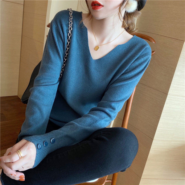 V-neck Sweater Women