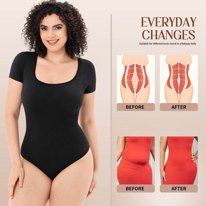 Women Sexy Thong Shaper One-Piece Short