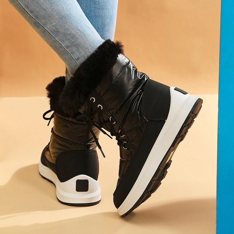 Chunky Platform Waterproof Snow Boots