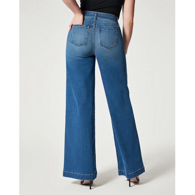 Elegant Loose Denim Trousers