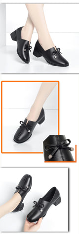 Square Head Women Office Shoes