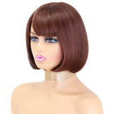 Straight Wig With Bangs for Women