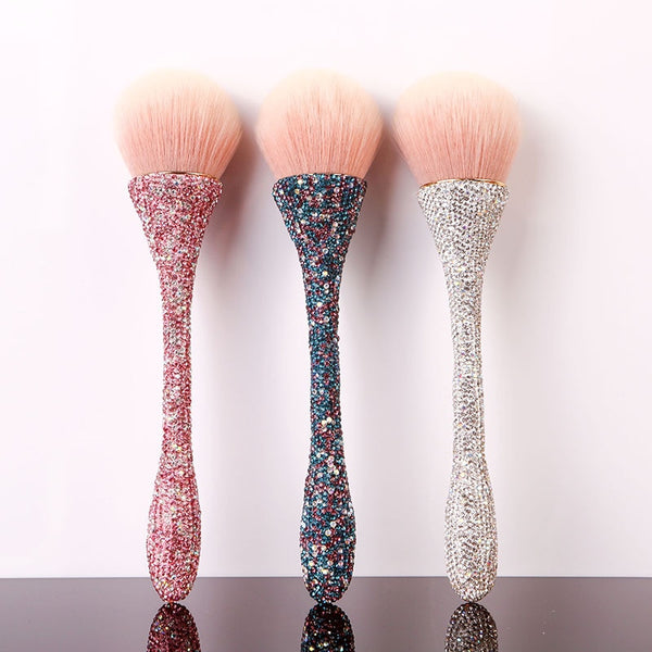 Gold Diamond Makeup Brushes