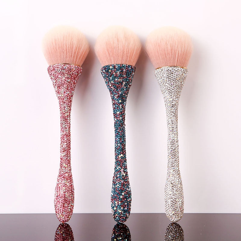 Gold Diamond Makeup Brushes