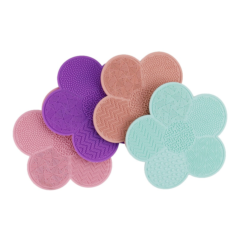 Makeup Brush Mat Cleaner with Suction Cup