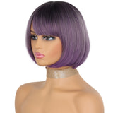 Straight Wig With Bangs for Women