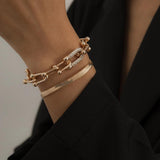 Metal Bangle Bracelet for Women