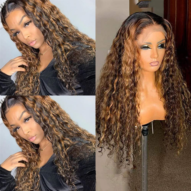 Sleek Curly Human Hair Wig