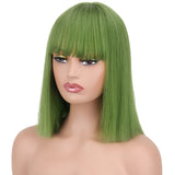 Straight Wig With Bangs for Women