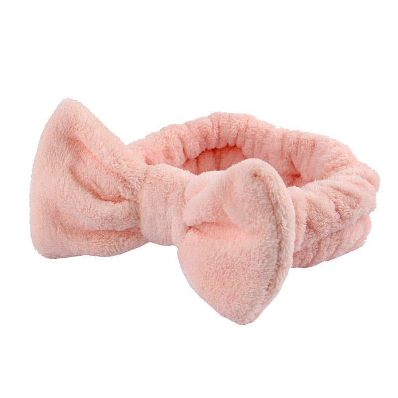 Plaid Plush Face Wash Home headband