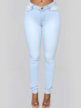 Denim Pencil Jeans For Women