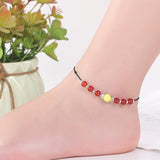 Magnet Therapy Black Beads Weight Loss Anklet