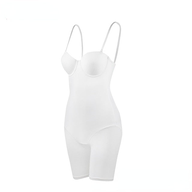 Solid Bodysuit with Pad Lingerie Corset Shaper