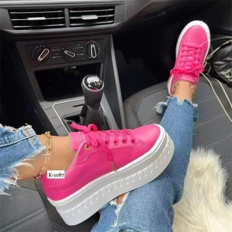 Platform Women Sneakers Wedges Fashion