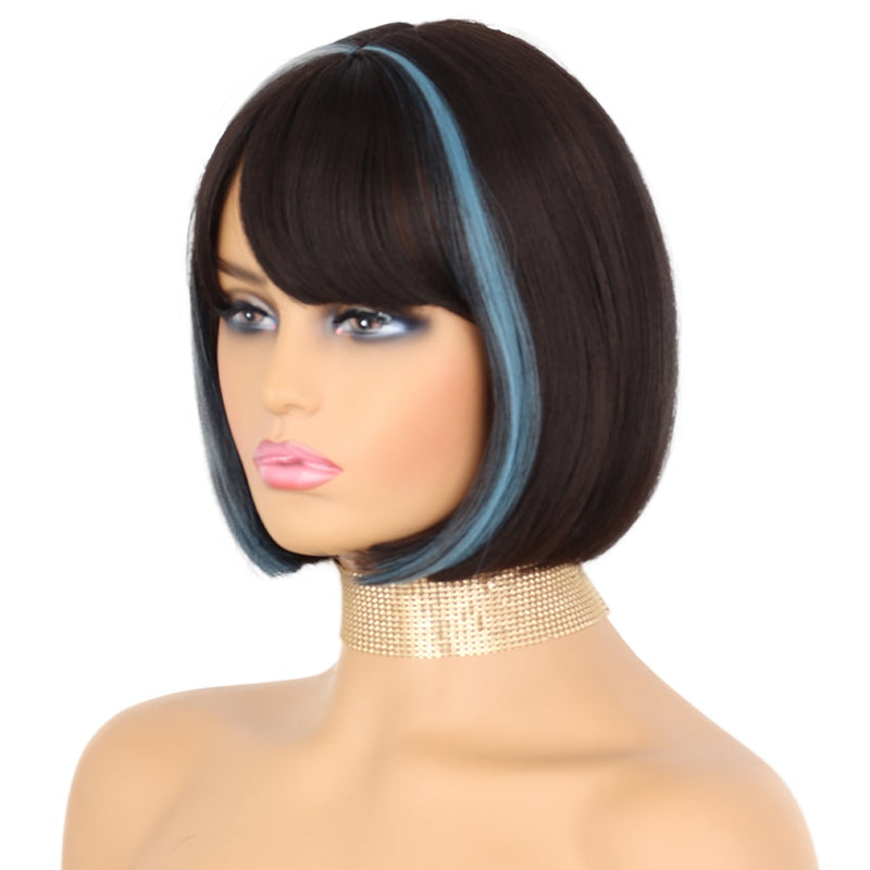 Straight Wig With Bangs for Women