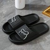 Men's Summer Women Slippers Indoor Bath Thick Platform