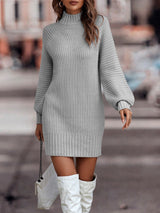 Knit Sweater Dress Women