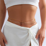 Rhinestone Chain Waist Jewelry Bikini Multi-layer Body Chain