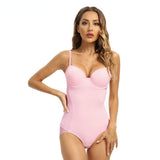 Solid Bodysuit with Pad Lingerie Corset Shaper